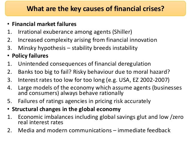 What caused the banking crisis?